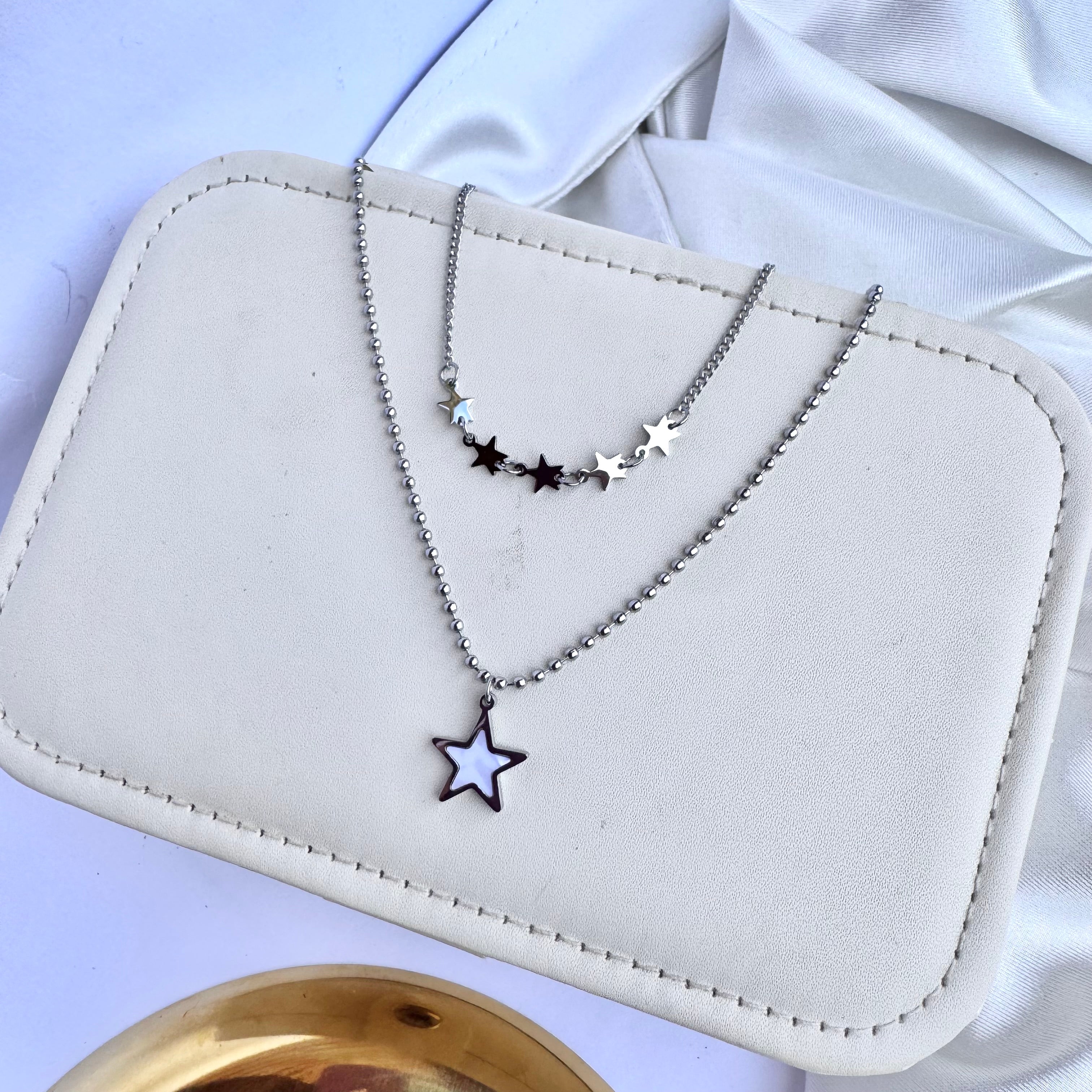 Colar duplo Estrela