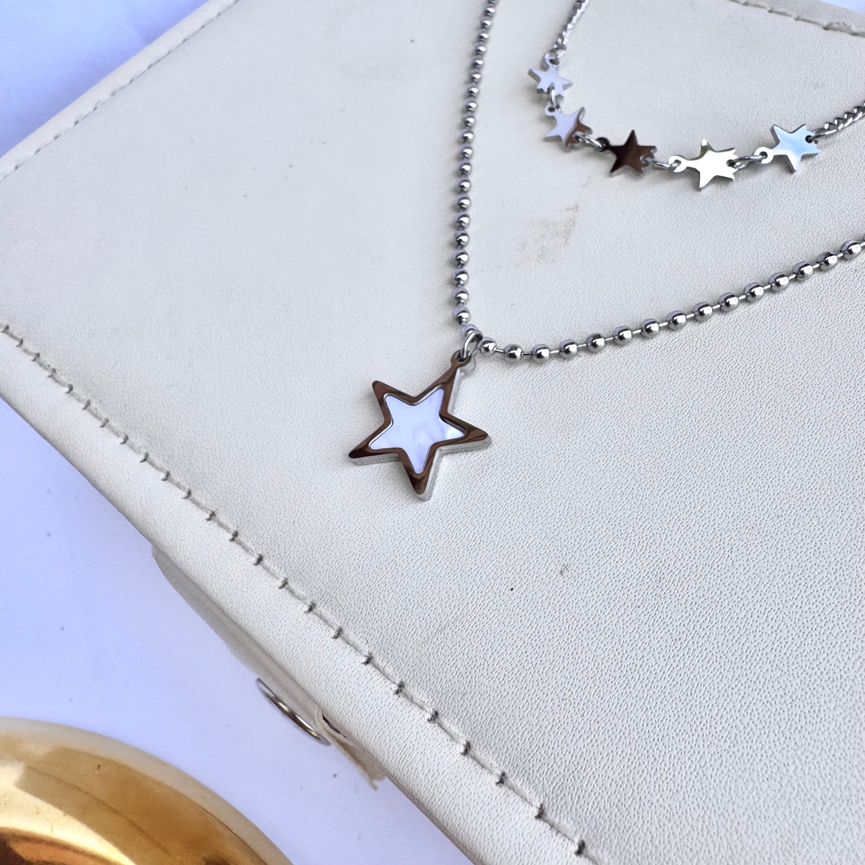 Colar duplo Estrela