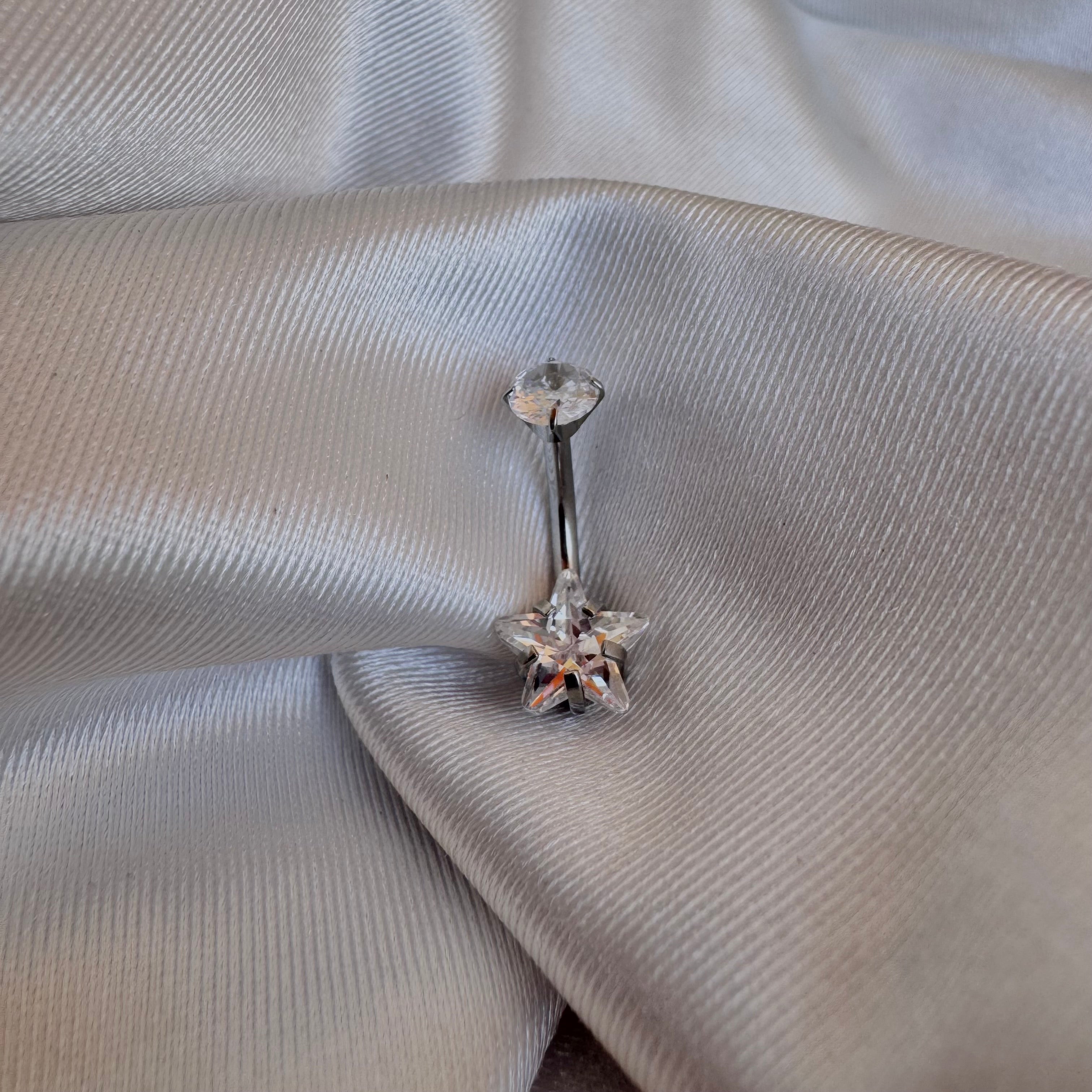 Piercing Umbigo Estrela