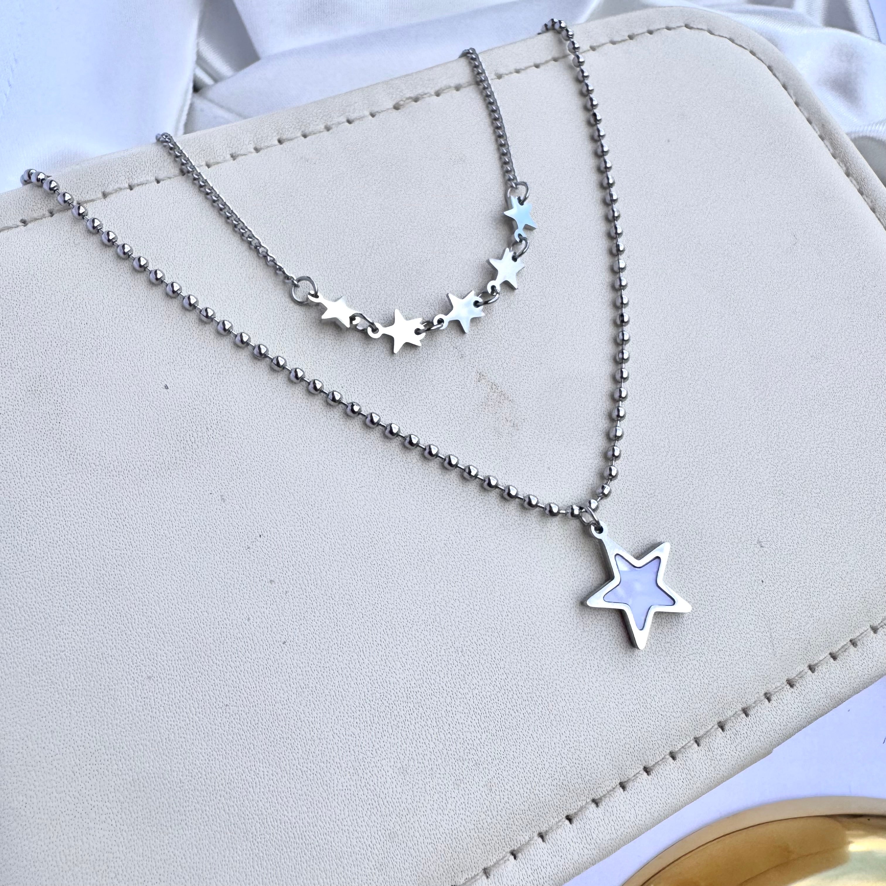 Colar duplo Estrela