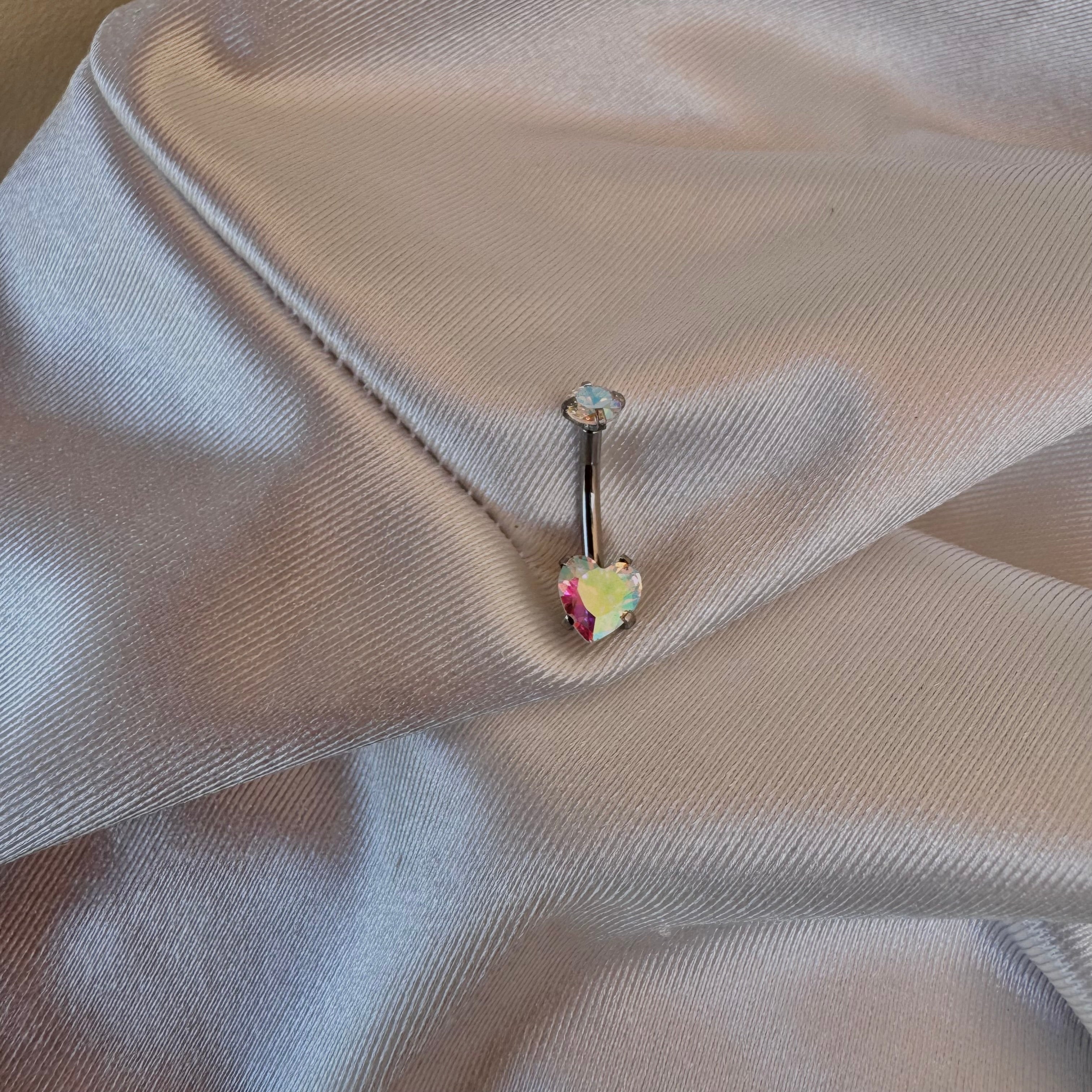 Piercing Umbigo Coração