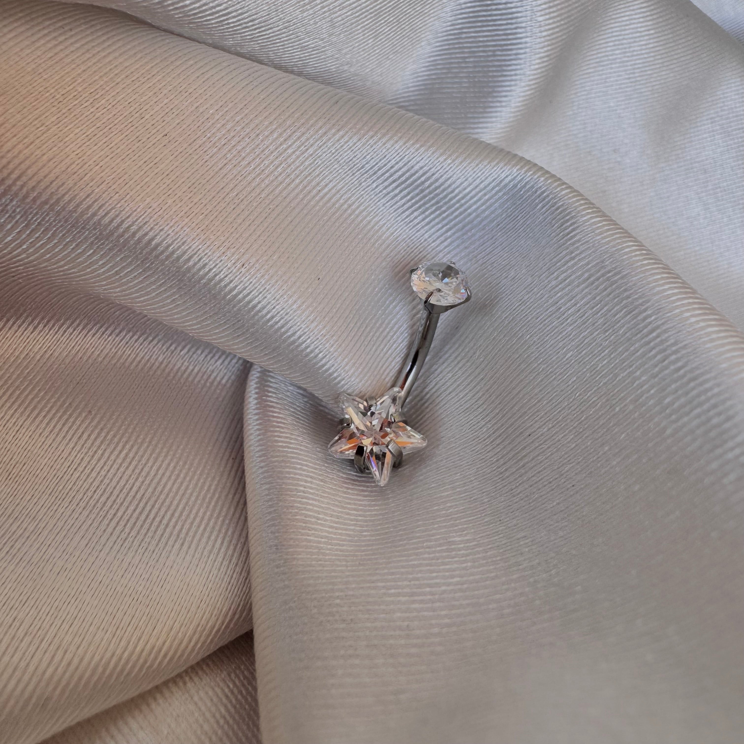 Piercing Umbigo Estrela